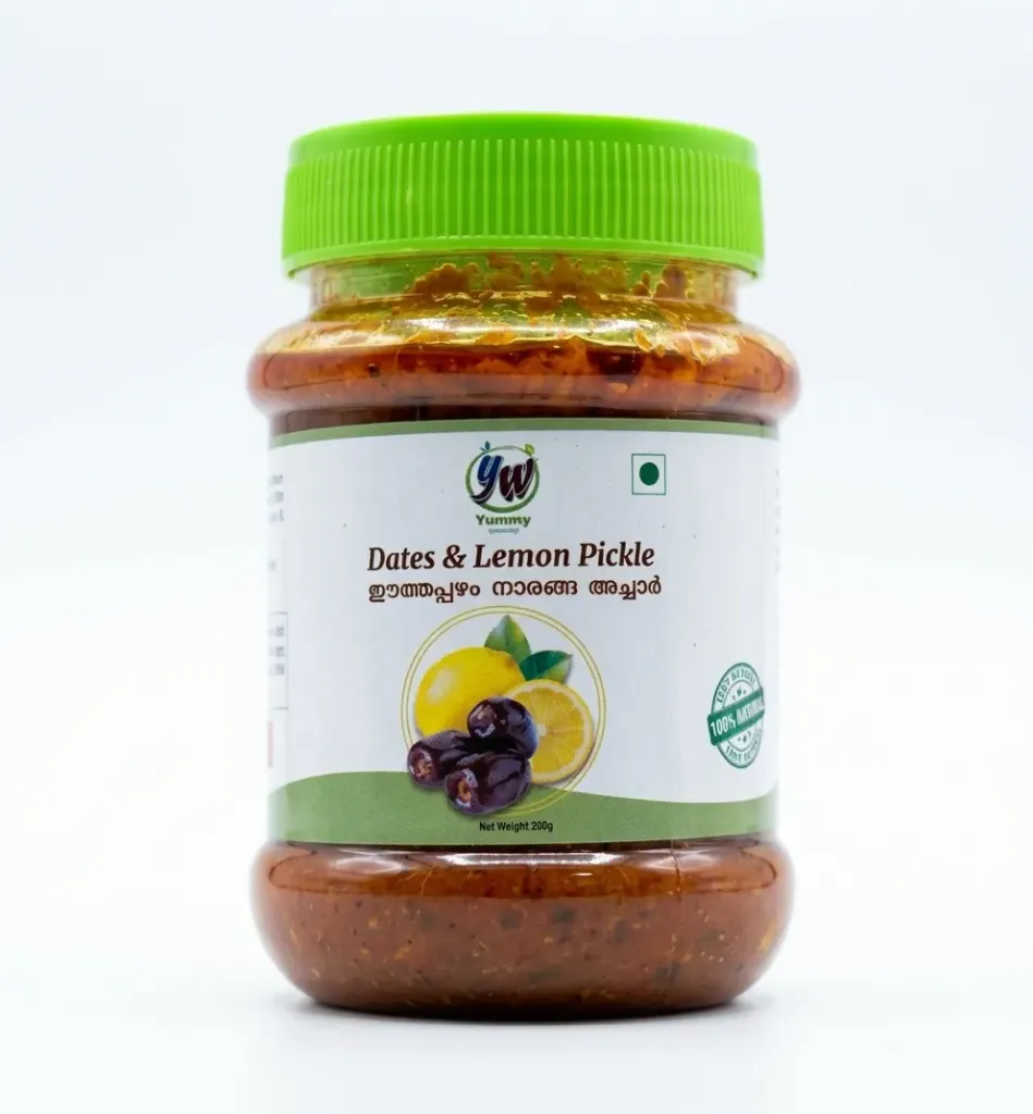 Dates and Lemon Pickle 200 Grams Bottle