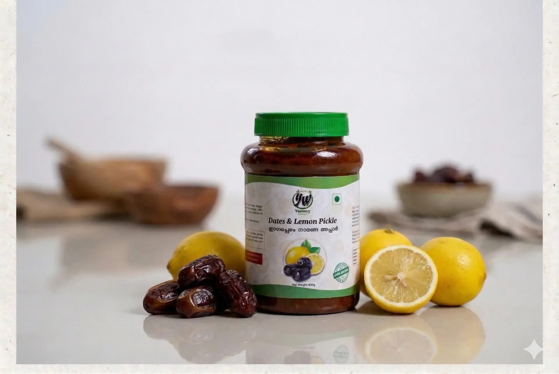 Dates and Lemon Pickle 400 Grams Bottle
