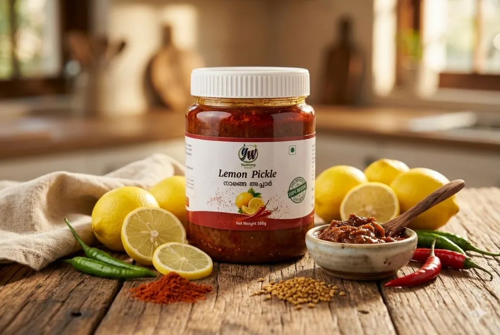 Red Lemon Pickle 400 Grams Bottle