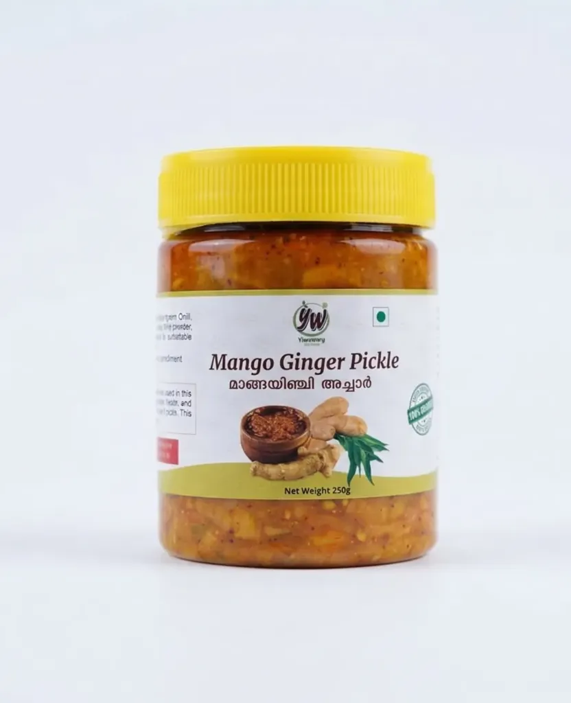 Mango Ginger Pickle 250 Grams Bottle